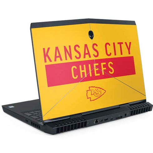 NFL Kansas City Chiefs Yellow Performance Series Dell Alienware Skin